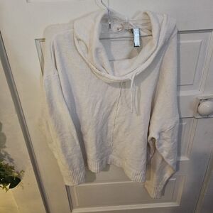 It's Our Time Cream Cowl Neck Sweater